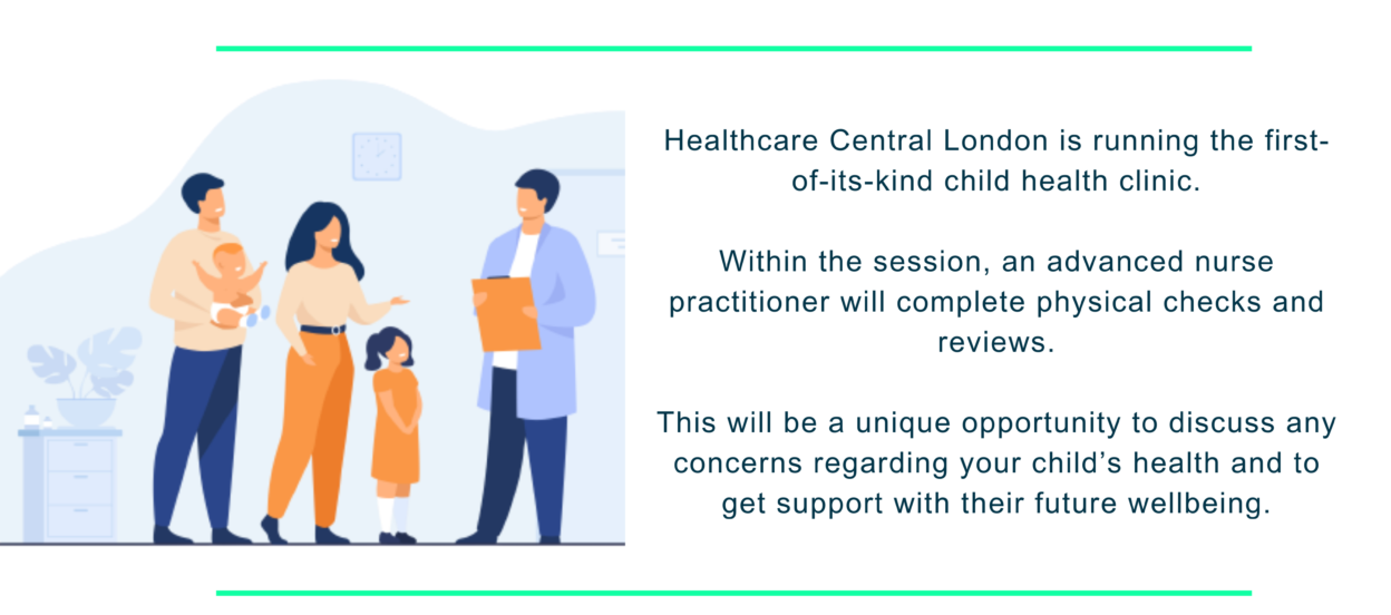 Poster for child health clinic