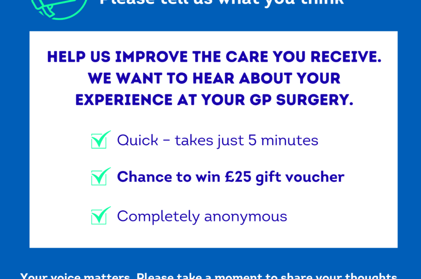 Promotional banner for the Your GP Care patient survey