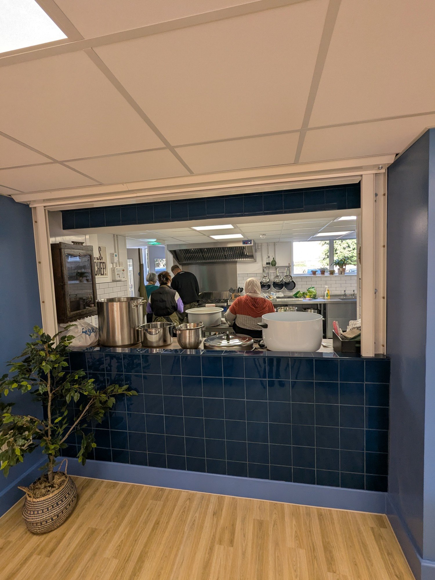 Kitchen at the Exchange hub