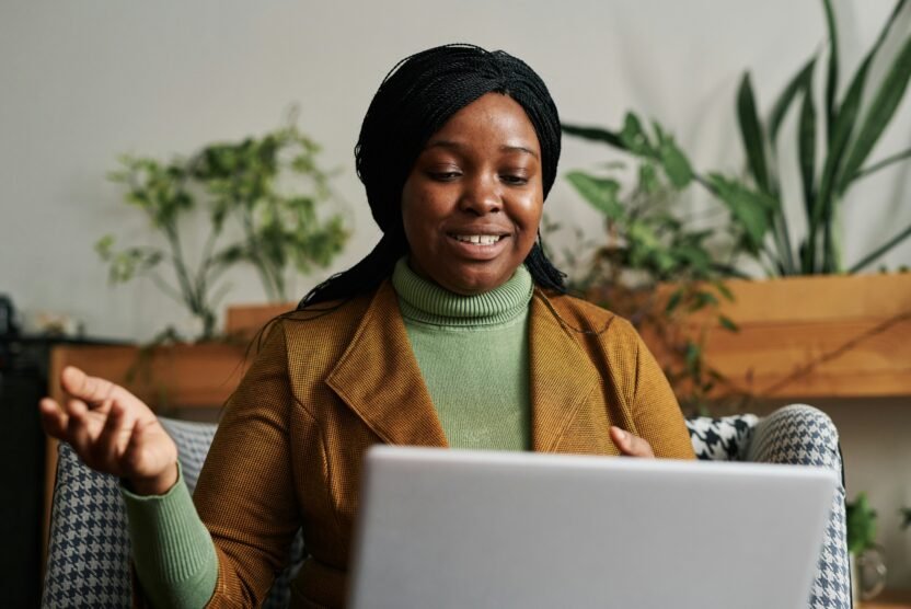 Woman on laptop